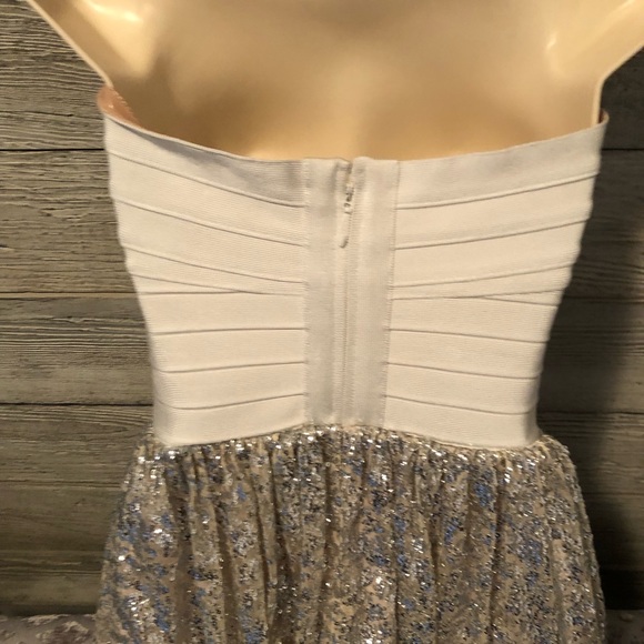 Erin erin fetherston Antoinette Dress Sequined Fit and Flare Dress Size Small - Picture 10 of 12